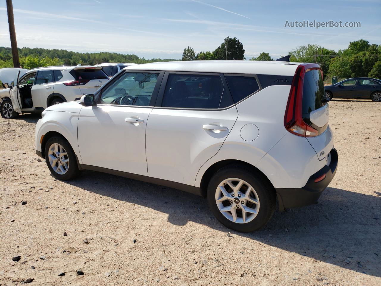 2022 Kia Soul Lx White vin: KNDJ23AU0N7830137