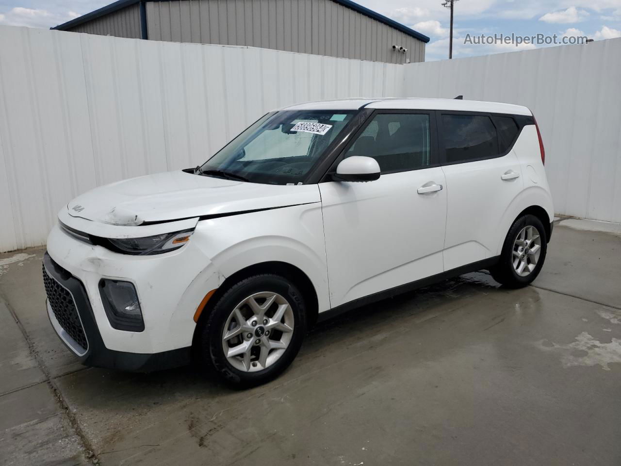 2022 Kia Soul Lx White vin: KNDJ23AU0N7833443