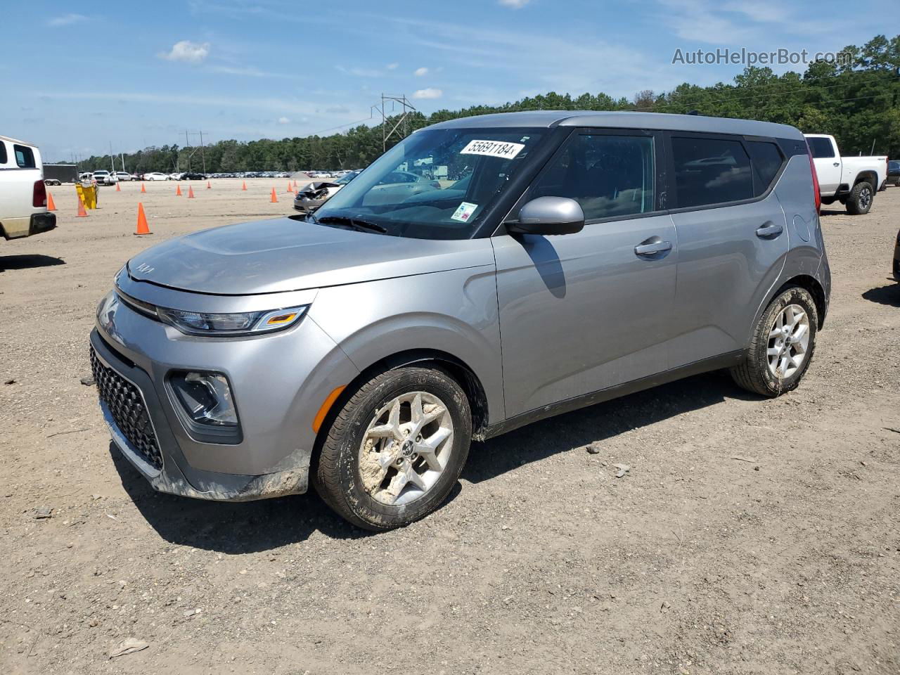 2022 Kia Soul Lx Silver vin: KNDJ23AU0N7833989