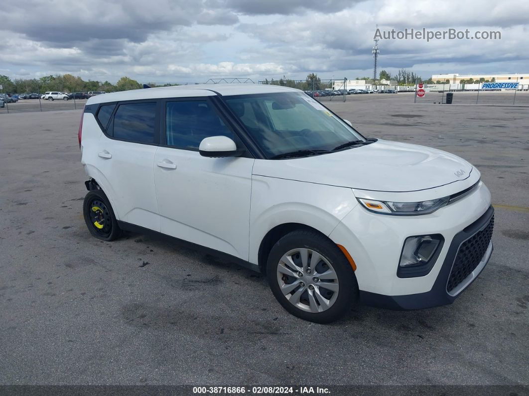 2022 Kia Soul Lx White vin: KNDJ23AU1N7150280