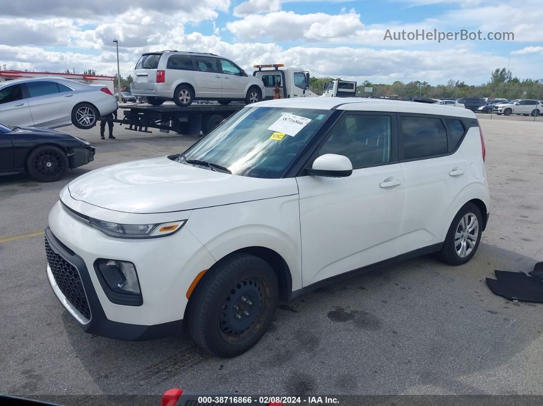 2022 Kia Soul Lx White vin: KNDJ23AU1N7150280