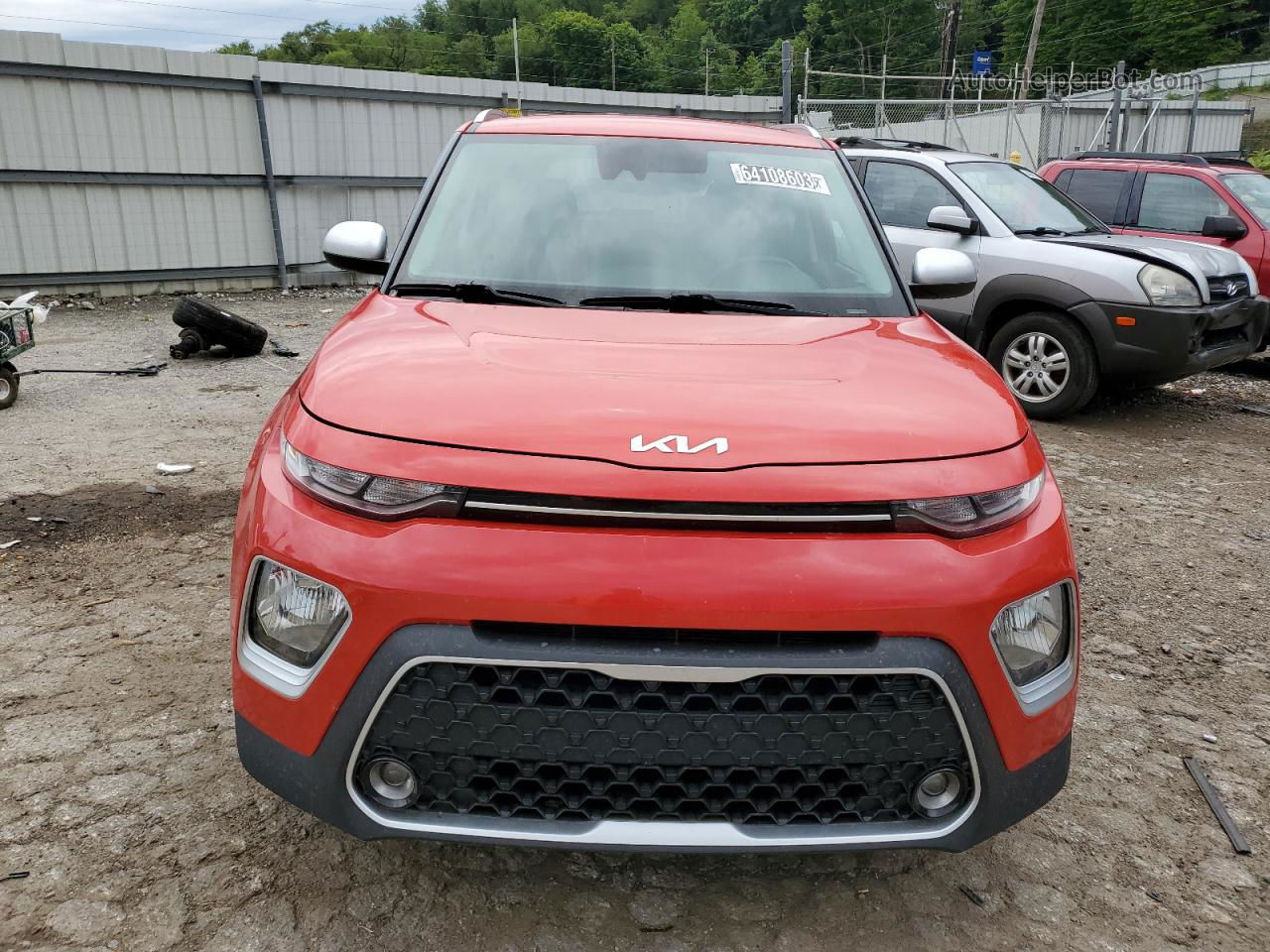 2022 Kia Soul Lx Красный vin: KNDJ23AU1N7163563