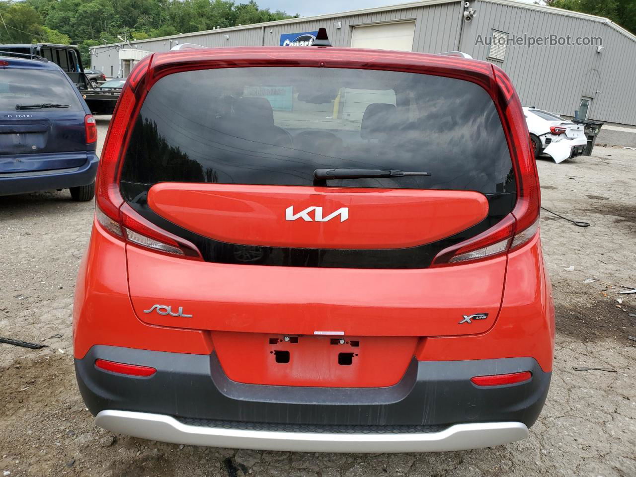 2022 Kia Soul Lx Красный vin: KNDJ23AU1N7163563