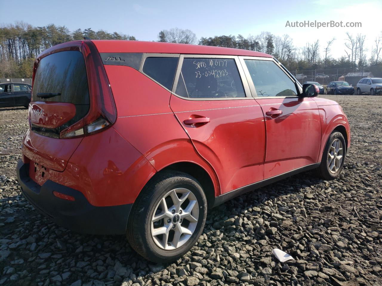 2022 Kia Soul Lx Red vin: KNDJ23AU1N7164695