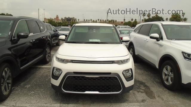 2022 Kia Soul Lx White vin: KNDJ23AU1N7166060