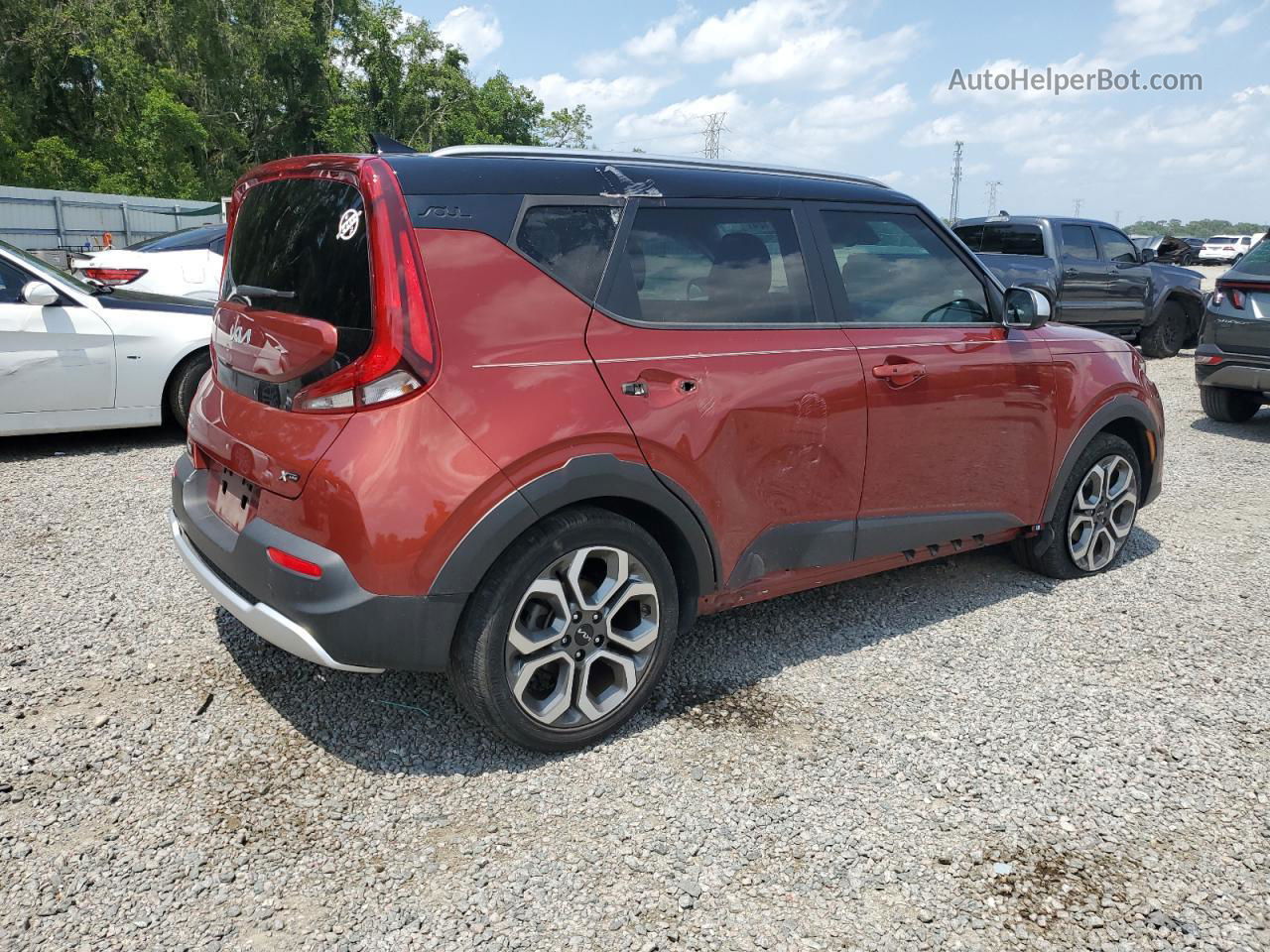 2022 Kia Soul Lx Red vin: KNDJ23AU1N7170173