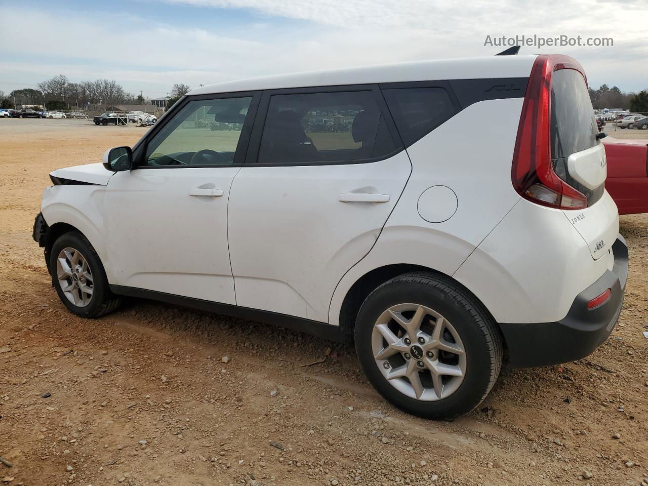 2022 Kia Soul Lx White vin: KNDJ23AU1N7178449