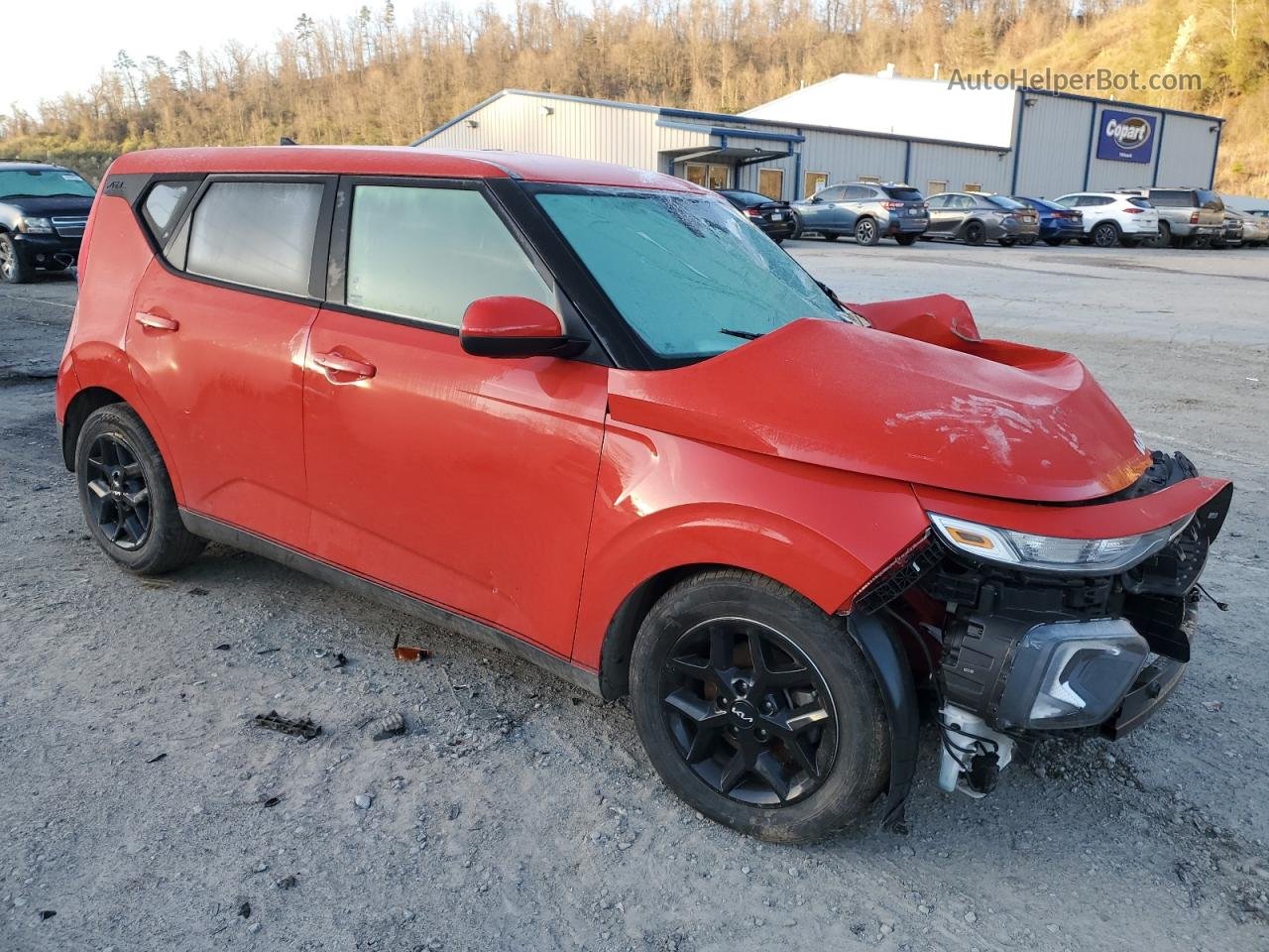 2022 Kia Soul Lx Red vin: KNDJ23AU1N7181089