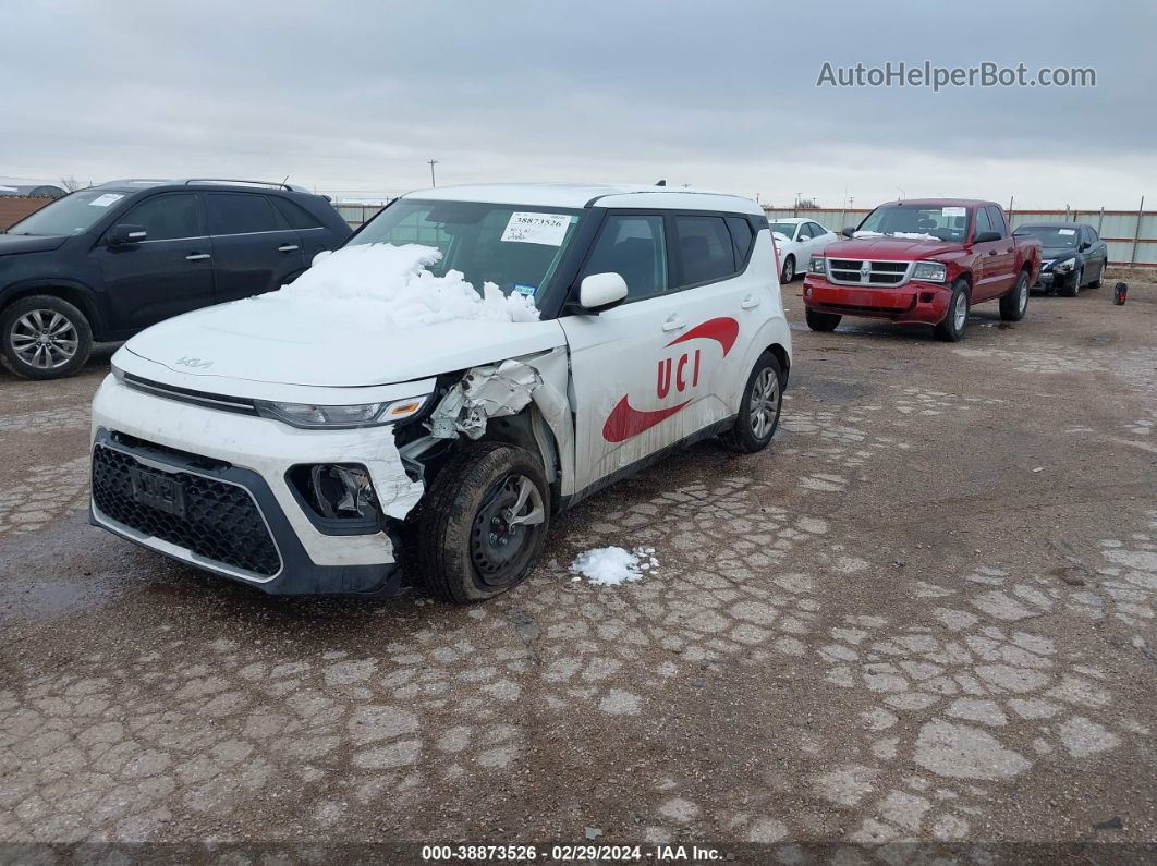 2022 Kia Soul Lx White vin: KNDJ23AU1N7798203