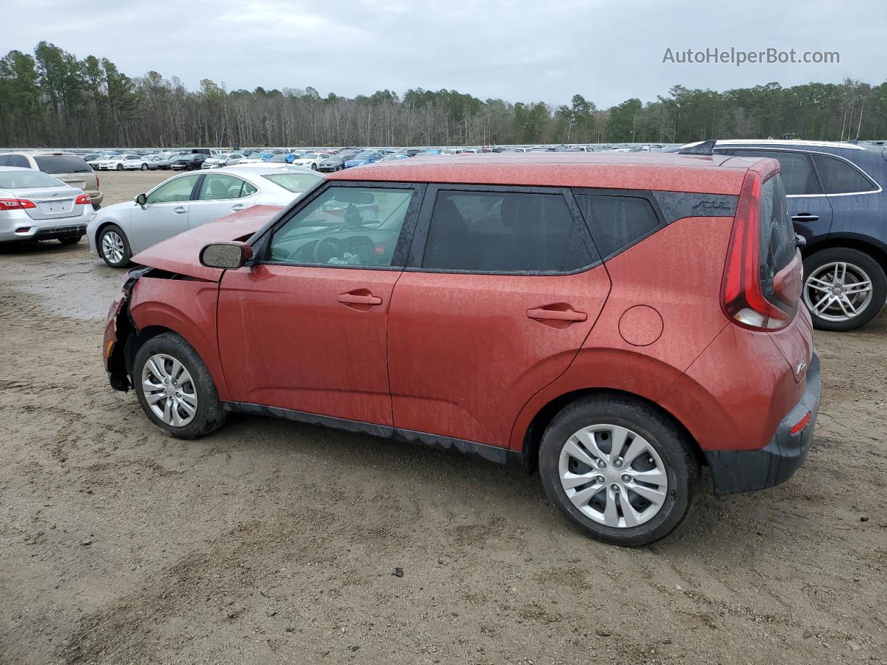 2022 Kia Soul Lx Orange vin: KNDJ23AU1N7801293