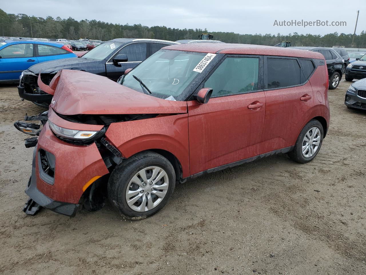 2022 Kia Soul Lx Orange vin: KNDJ23AU1N7801293