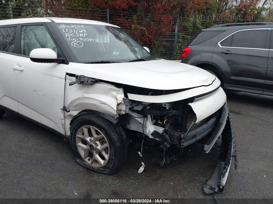 2022 Kia Soul Lx White vin: KNDJ23AU1N7827893