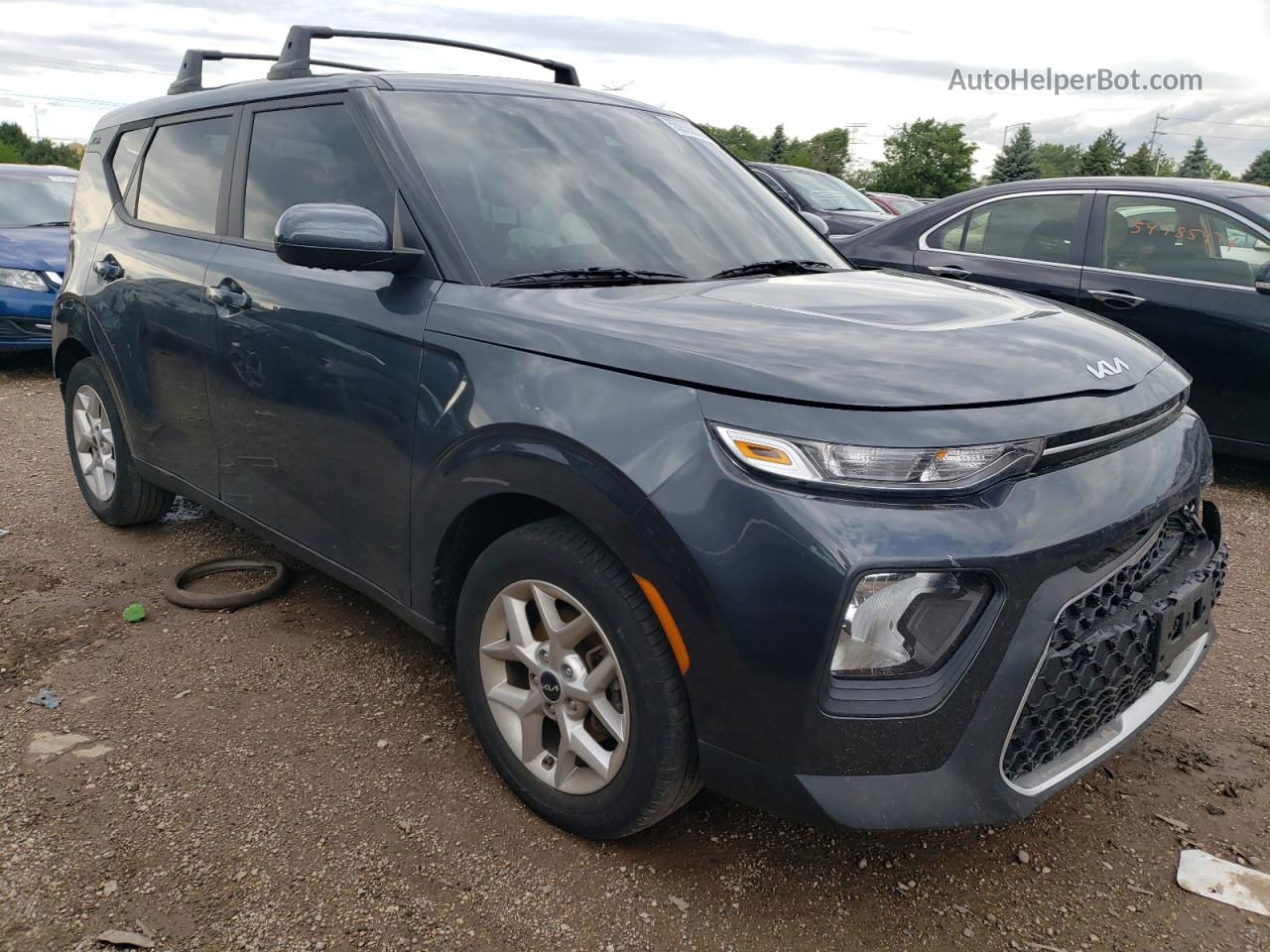 2022 Kia Soul Lx Gray vin: KNDJ23AU1N7832771