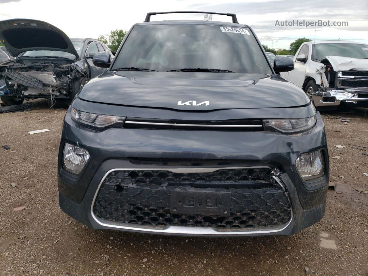 2022 Kia Soul Lx Gray vin: KNDJ23AU1N7832771