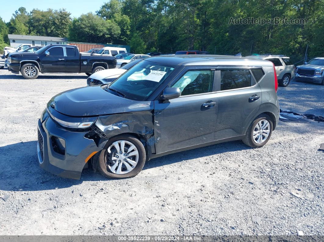 2022 Kia Soul Lx Gray vin: KNDJ23AU1N7836464