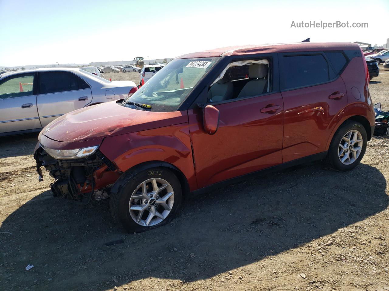 2022 Kia Soul Lx Burgundy vin: KNDJ23AU1N7837517