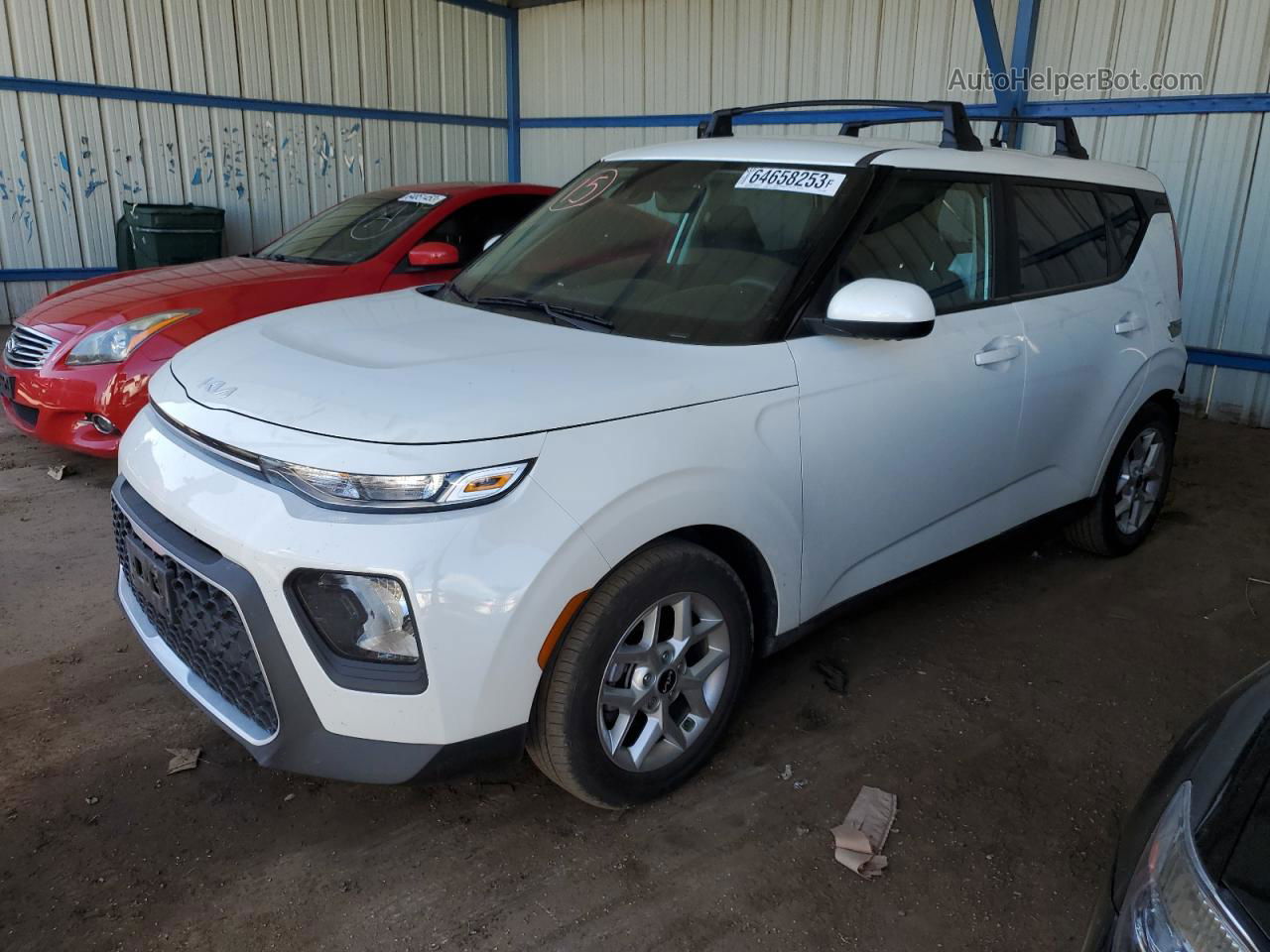 2022 Kia Soul Lx White vin: KNDJ23AU2N7163085