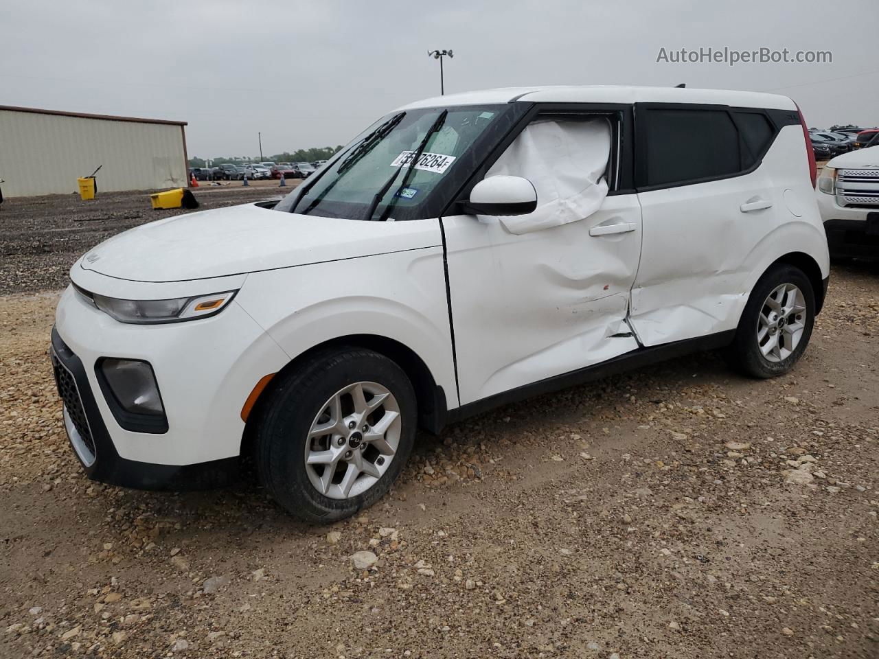 2022 Kia Soul Lx White vin: KNDJ23AU2N7164723