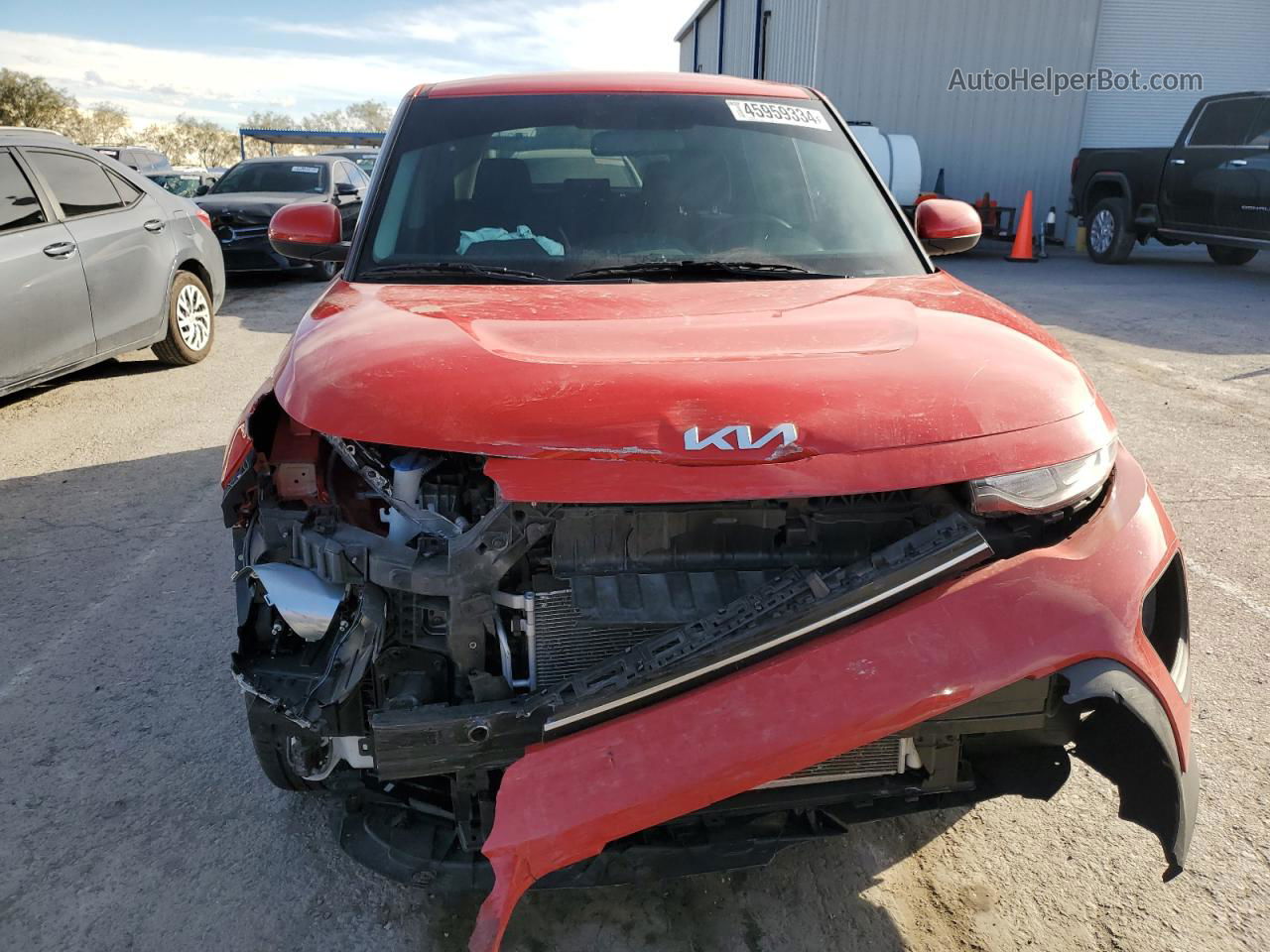 2022 Kia Soul Lx Red vin: KNDJ23AU2N7174555