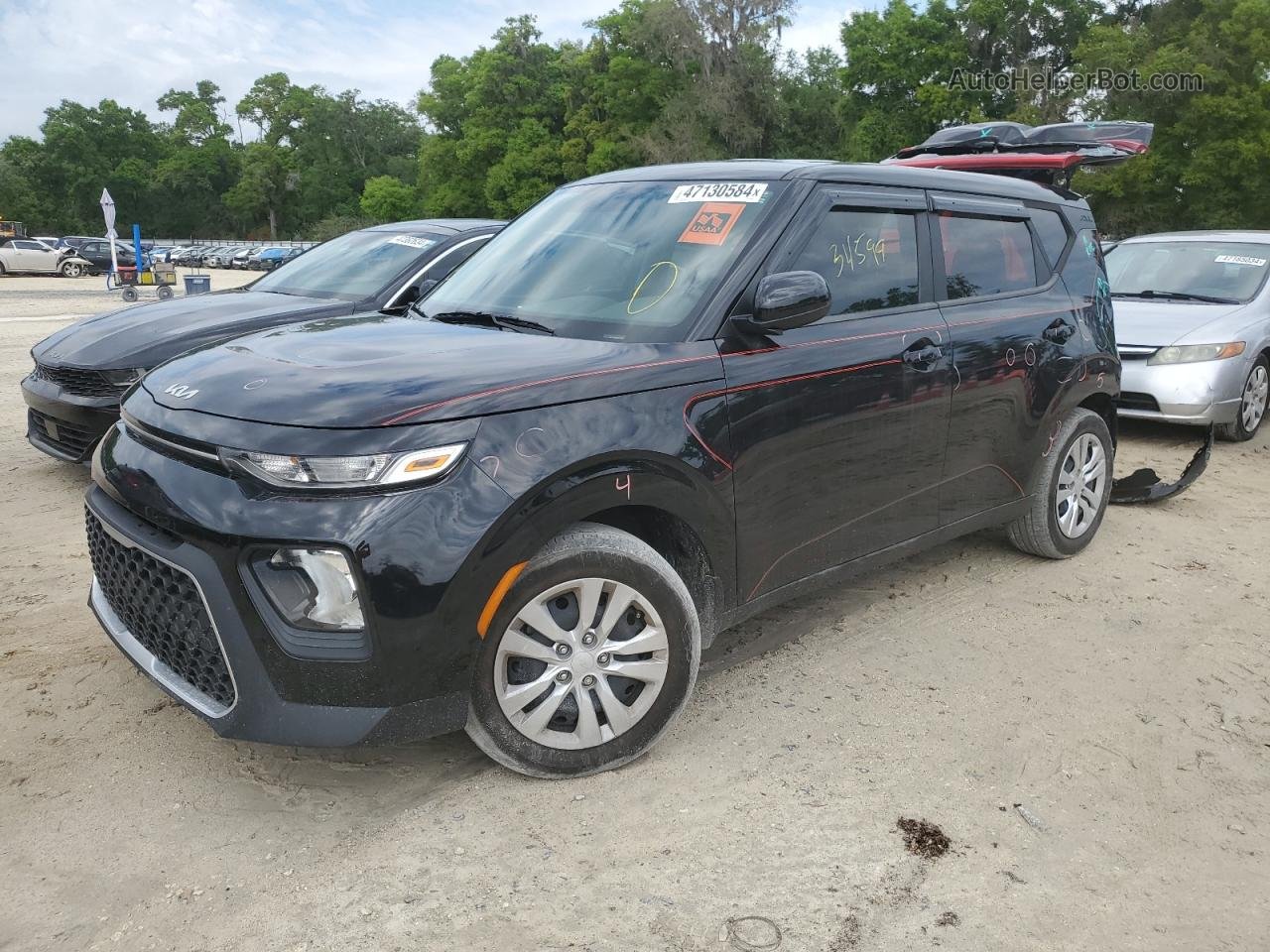 2022 Kia Soul Lx Черный vin: KNDJ23AU2N7182185