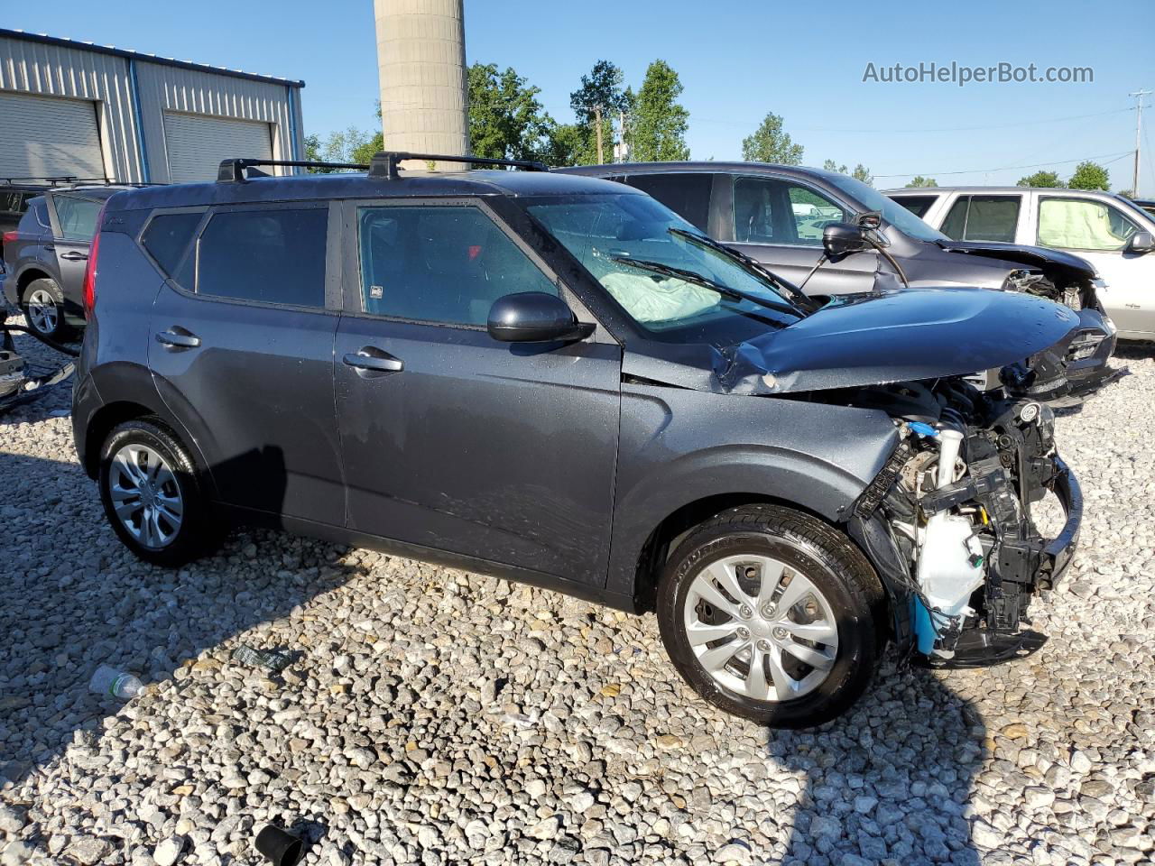 2022 Kia Soul Lx Charcoal vin: KNDJ23AU2N7809497