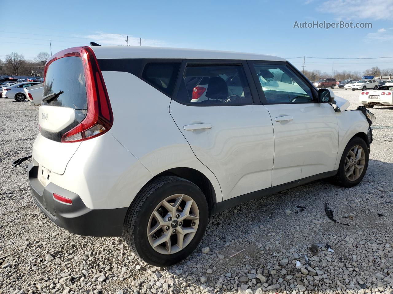 2022 Kia Soul Lx White vin: KNDJ23AU3N7161572