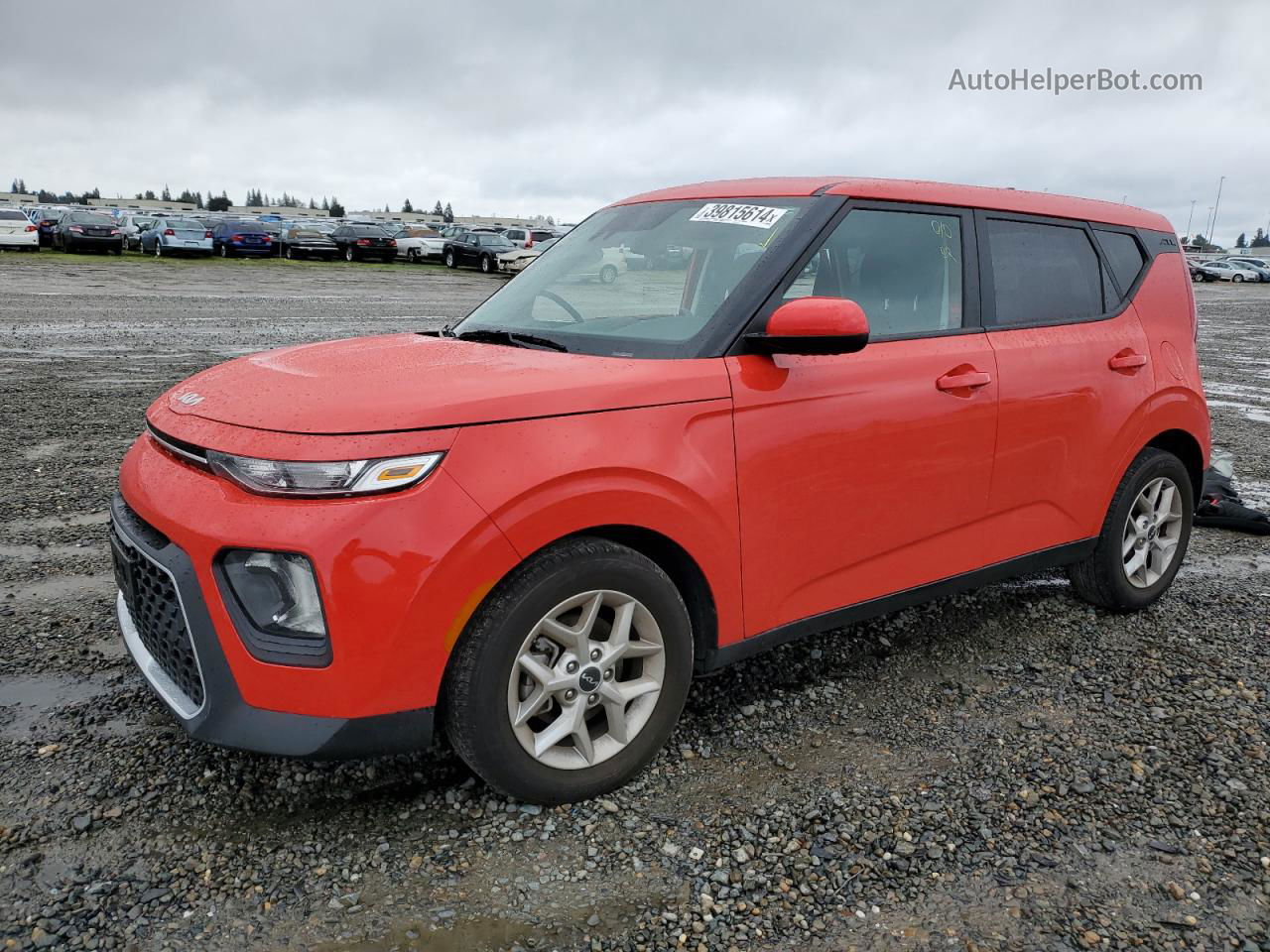 2022 Kia Soul Lx Red vin: KNDJ23AU3N7163435