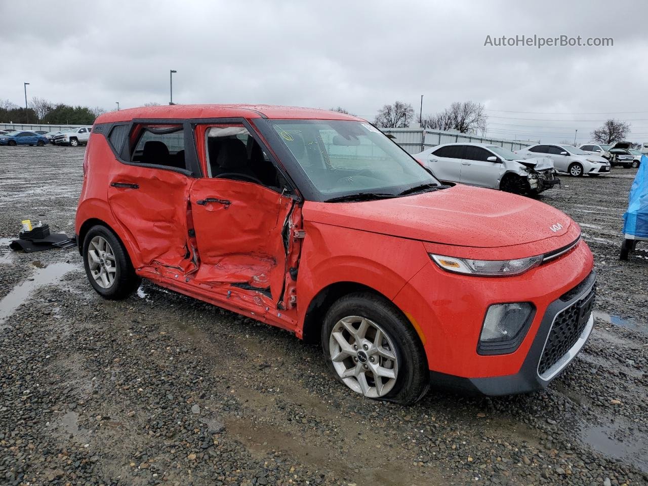 2022 Kia Soul Lx Red vin: KNDJ23AU3N7163435