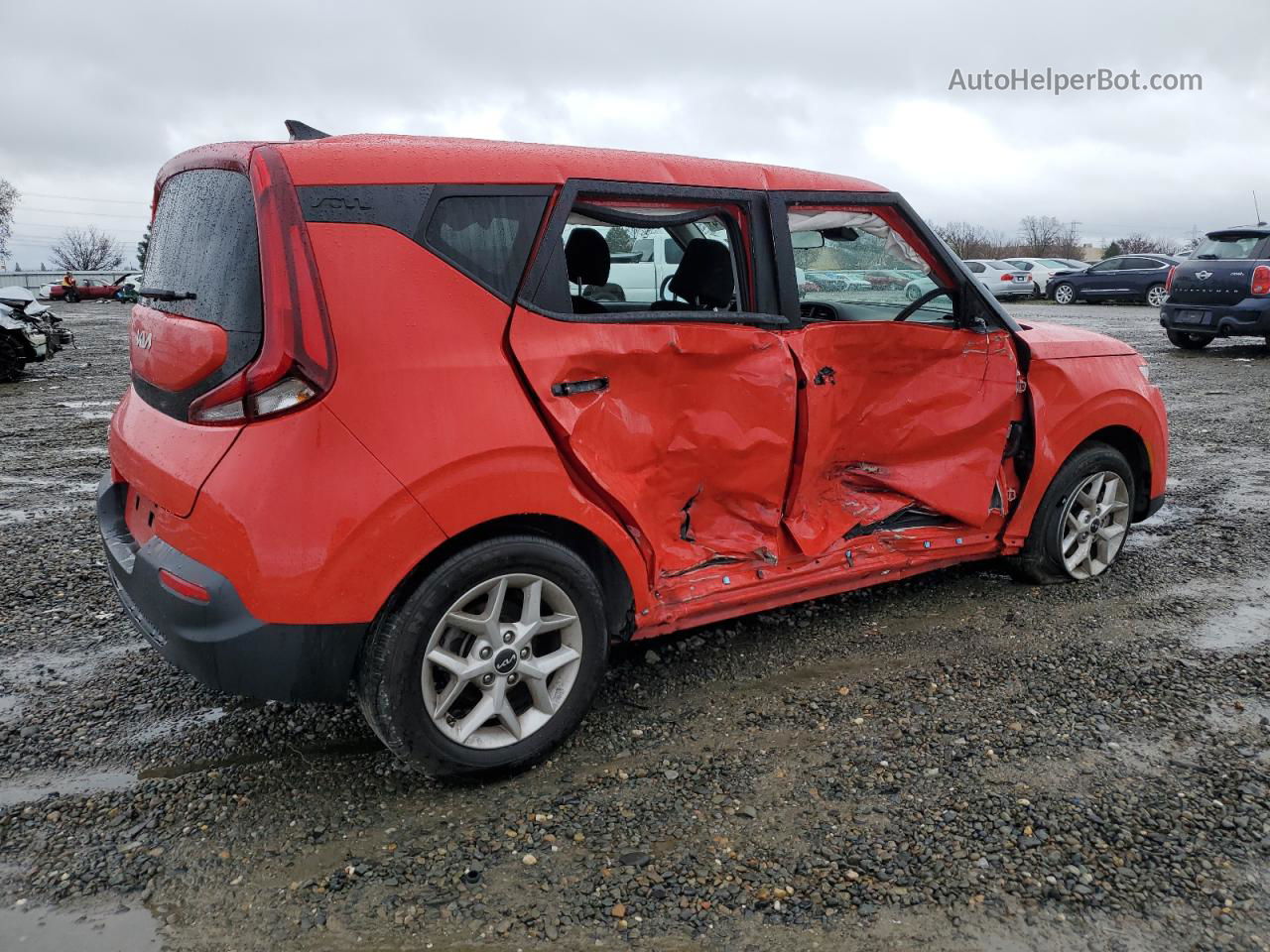 2022 Kia Soul Lx Red vin: KNDJ23AU3N7163435