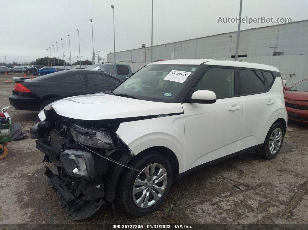 2022 Kia Soul Lx White vin: KNDJ23AU3N7166433