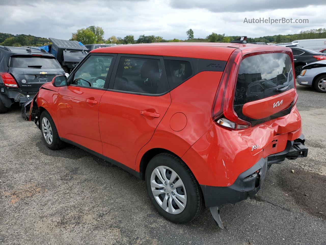 2022 Kia Soul Lx Red vin: KNDJ23AU3N7174550