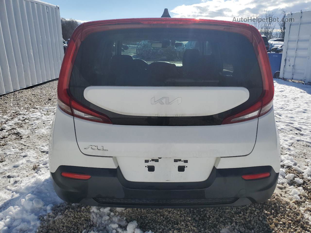 2022 Kia Soul Lx White vin: KNDJ23AU3N7803627