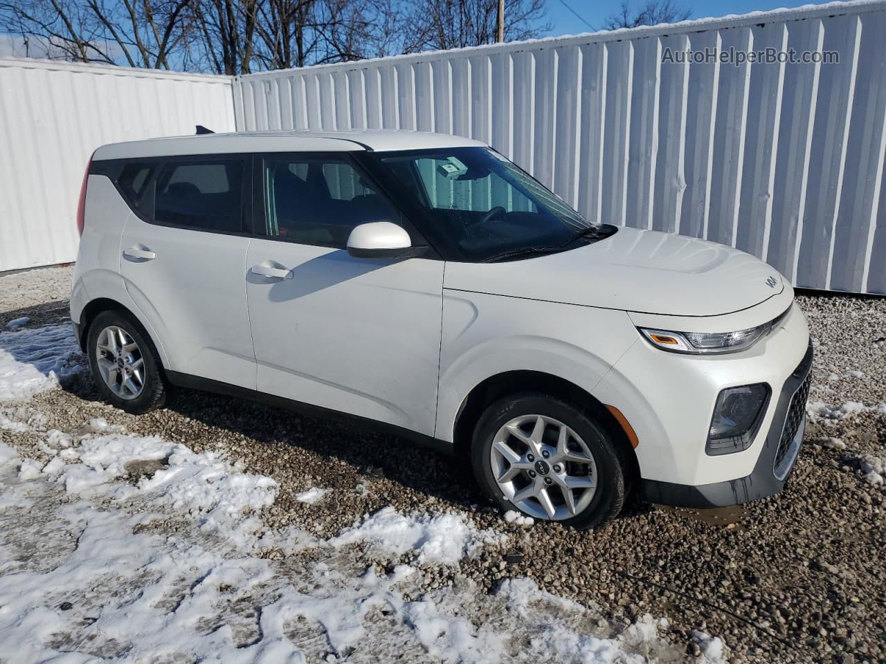 2022 Kia Soul Lx White vin: KNDJ23AU3N7803627