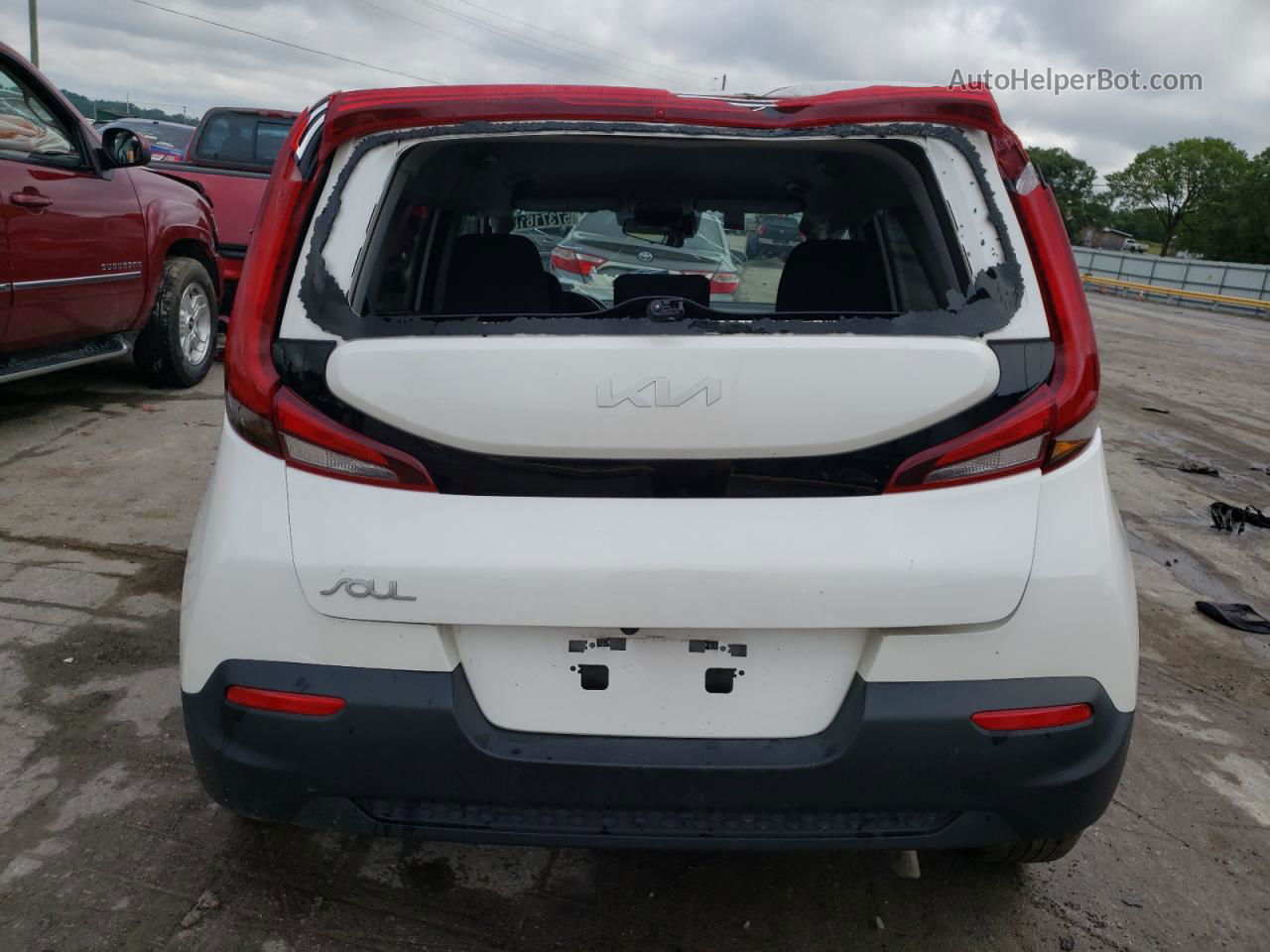 2022 Kia Soul Lx White vin: KNDJ23AU3N7832593