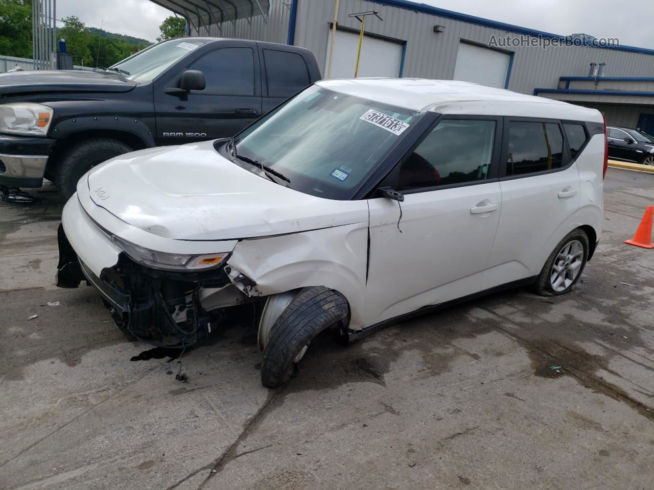 2022 Kia Soul Lx White vin: KNDJ23AU3N7832593