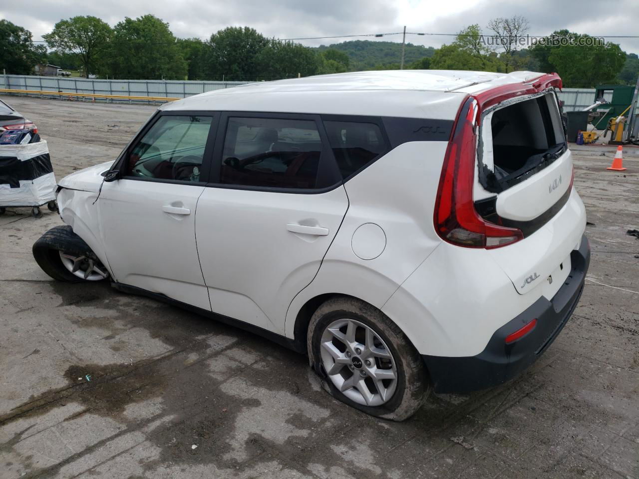 2022 Kia Soul Lx White vin: KNDJ23AU3N7832593