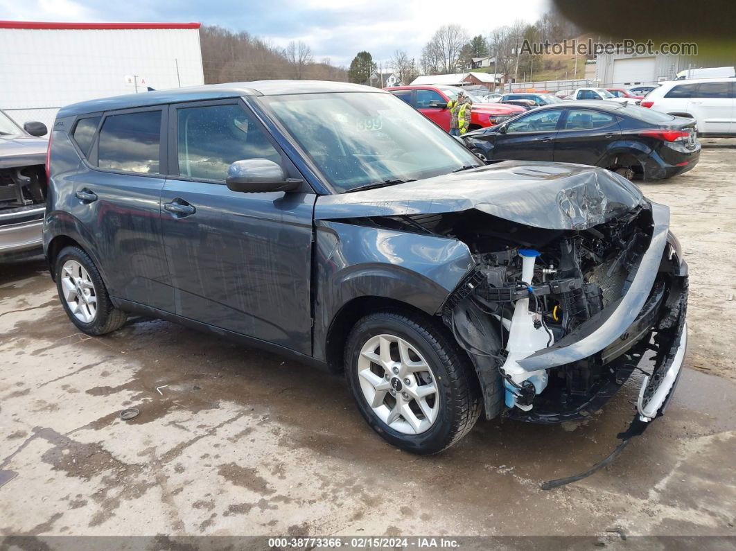 2022 Kia Soul Lx Gray vin: KNDJ23AU3N7833422