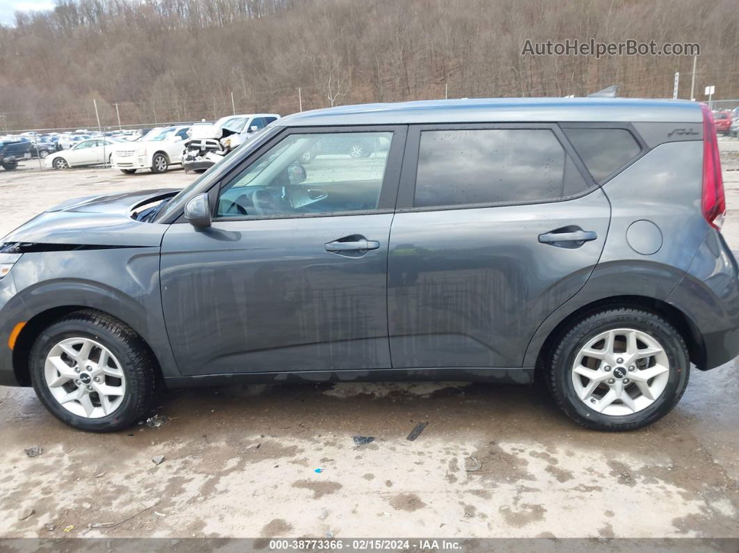 2022 Kia Soul Lx Gray vin: KNDJ23AU3N7833422