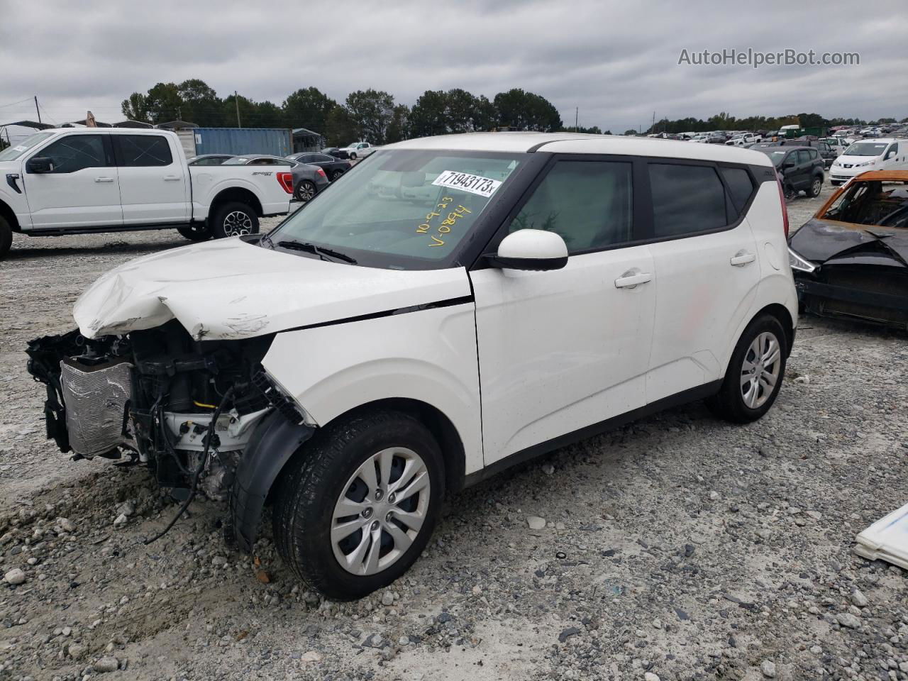 2022 Kia Soul Lx White vin: KNDJ23AU4N7170894