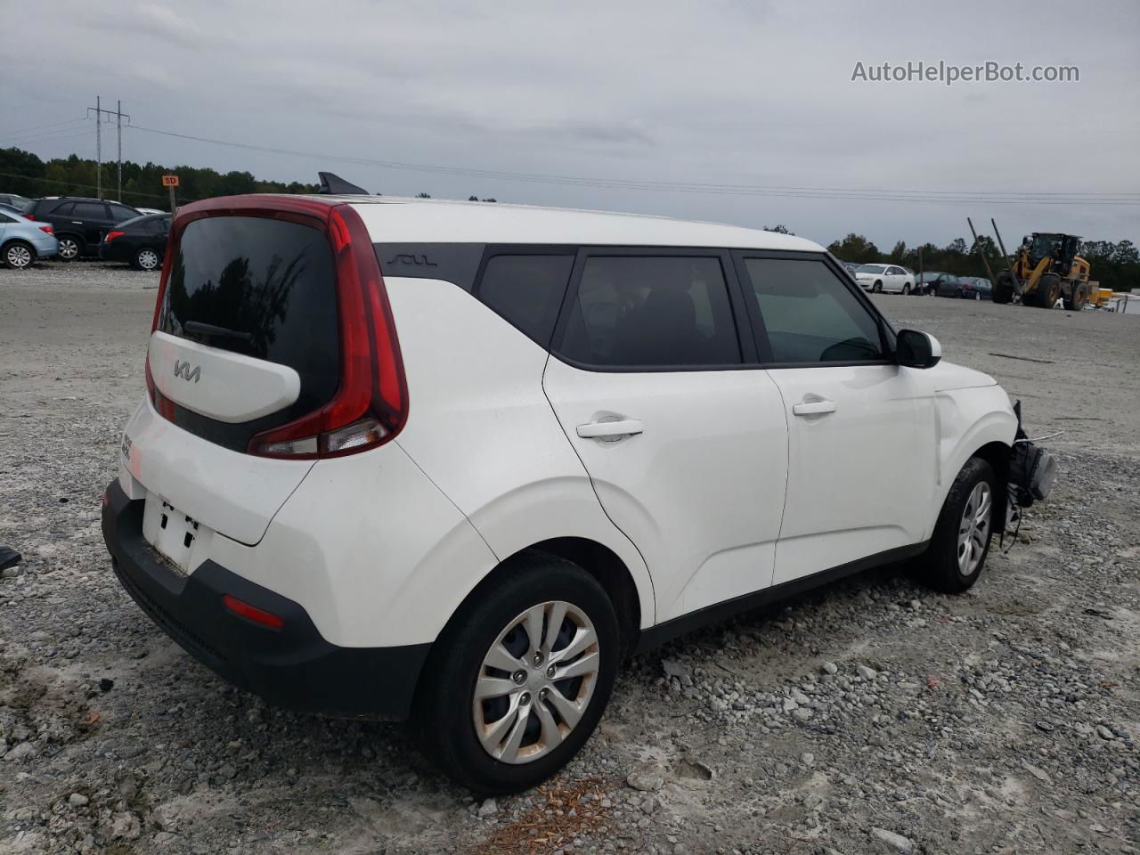 2022 Kia Soul Lx White vin: KNDJ23AU4N7170894