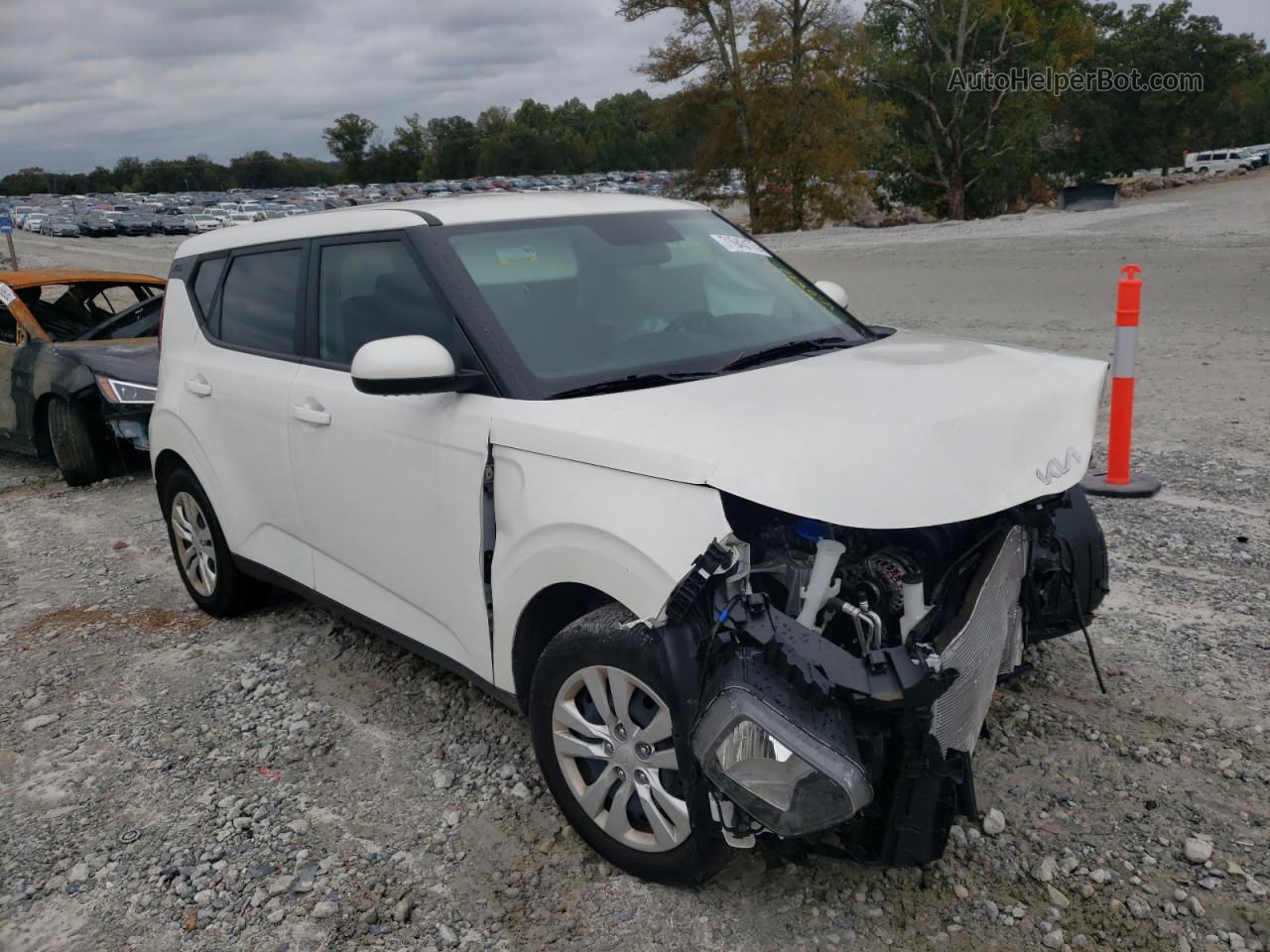 2022 Kia Soul Lx White vin: KNDJ23AU4N7170894