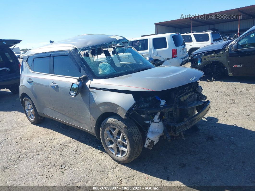 2022 Kia Soul Lx Gray vin: KNDJ23AU4N7805922