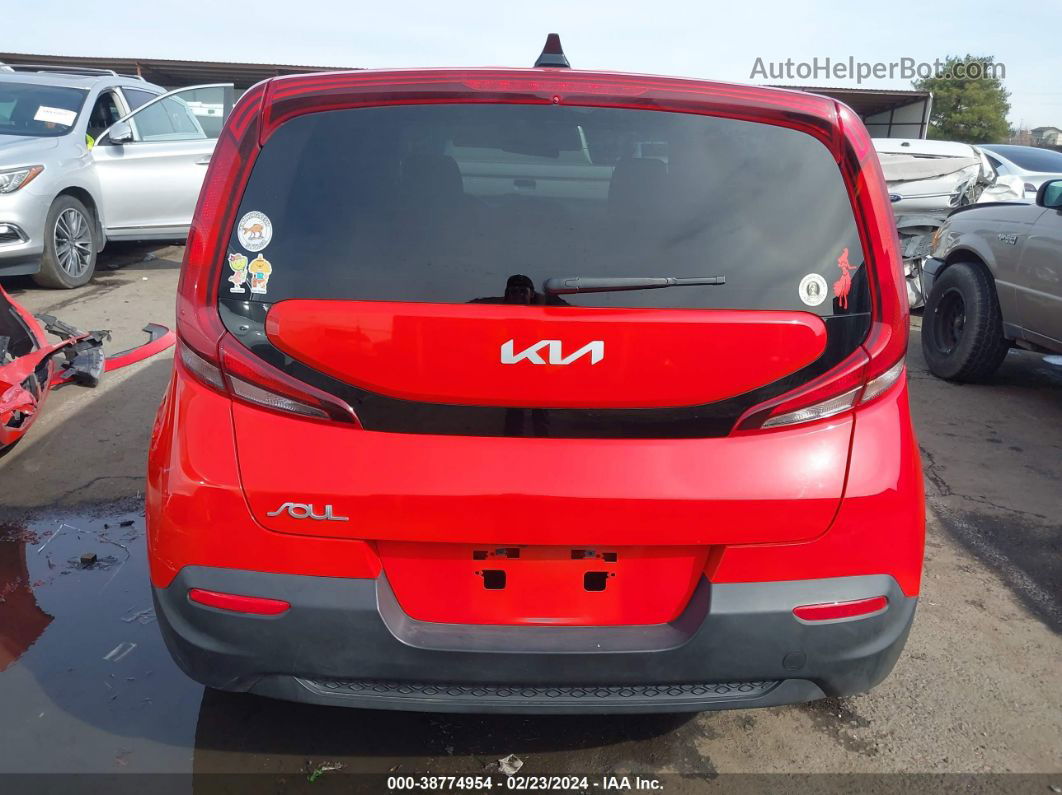 2022 Kia Soul Lx Красный vin: KNDJ23AU5N7156695