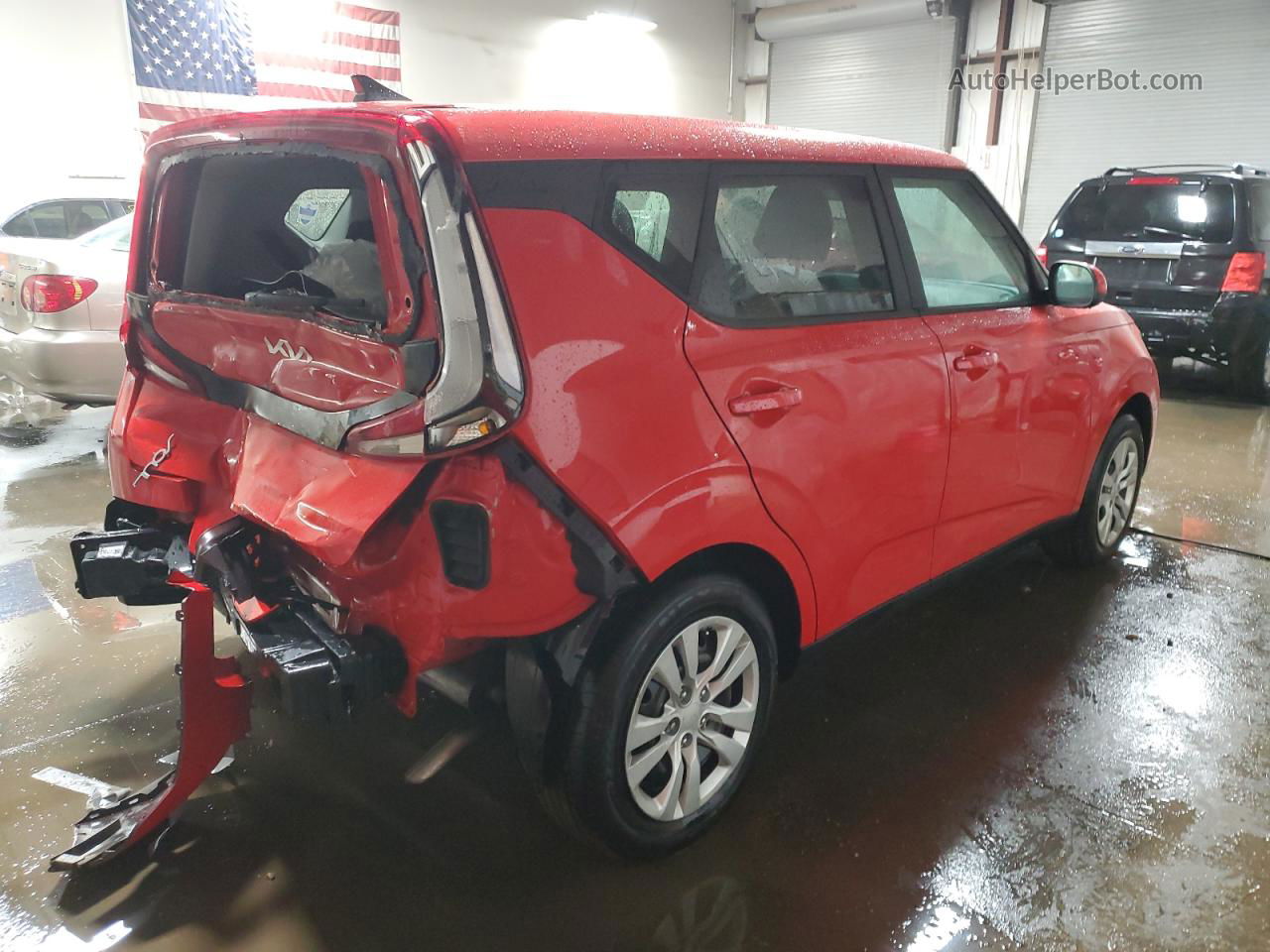 2022 Kia Soul Lx Красный vin: KNDJ23AU5N7174744