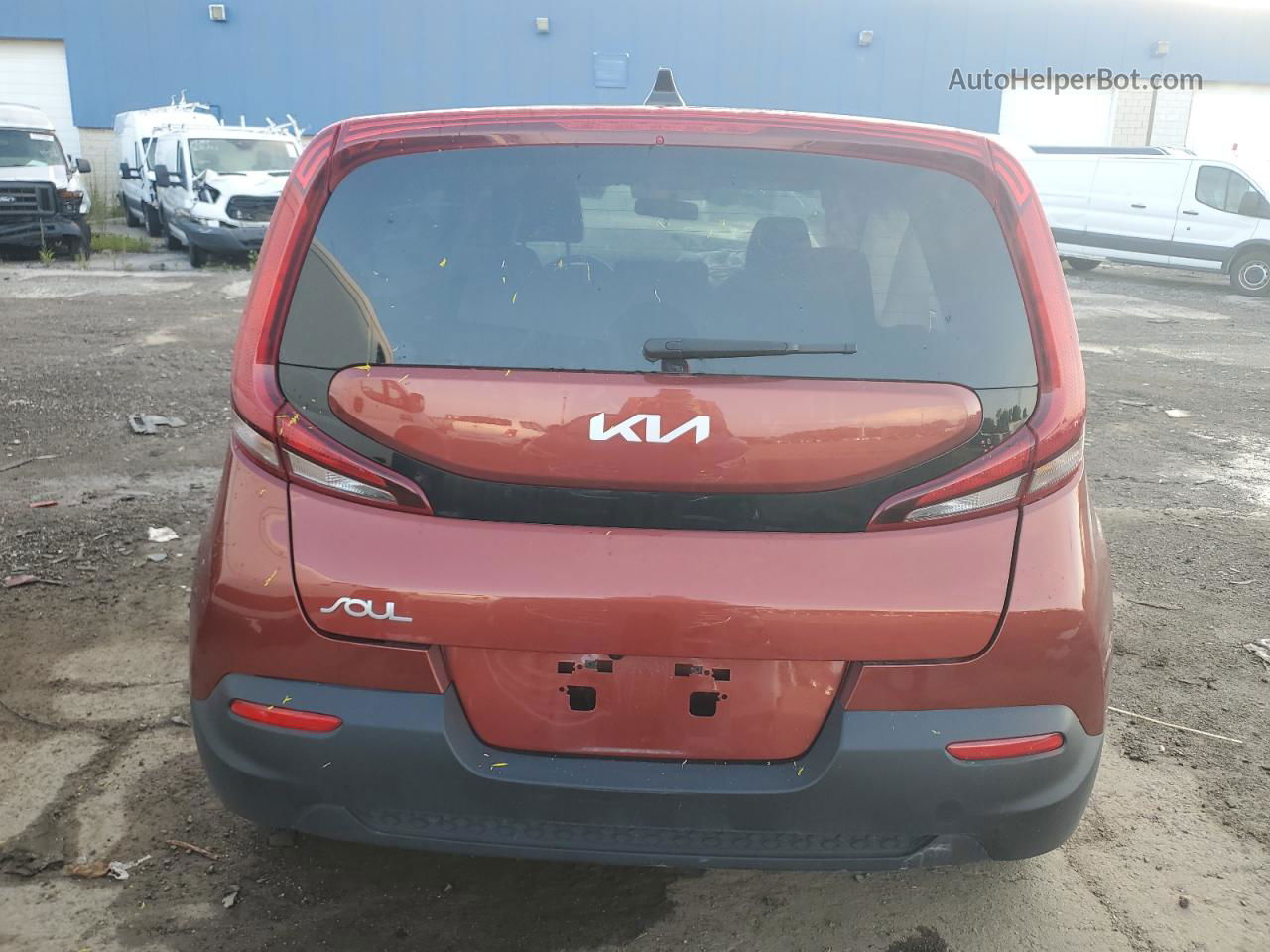 2022 Kia Soul Lx Красный vin: KNDJ23AU5N7808375