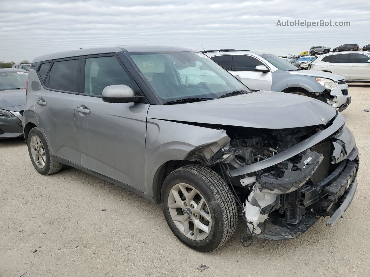 2022 Kia Soul Lx Серый vin: KNDJ23AU5N7809655