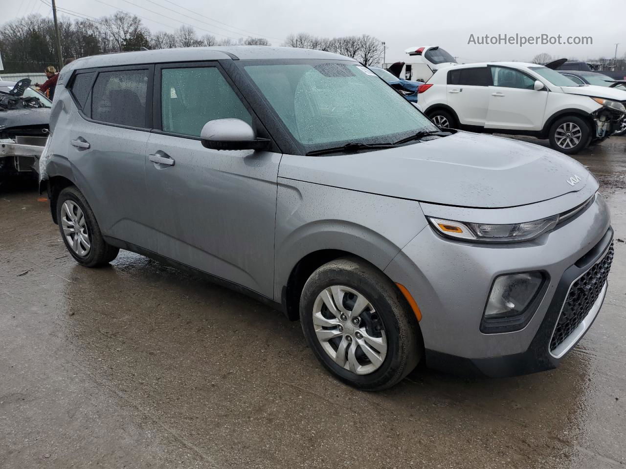 2022 Kia Soul Lx Silver vin: KNDJ23AU5N7811857