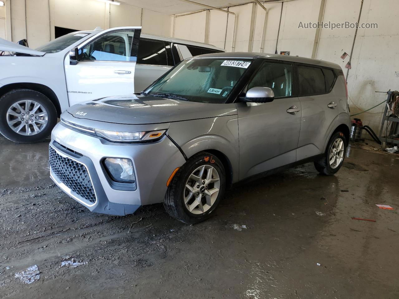 2022 Kia Soul Lx Silver vin: KNDJ23AU5N7827279