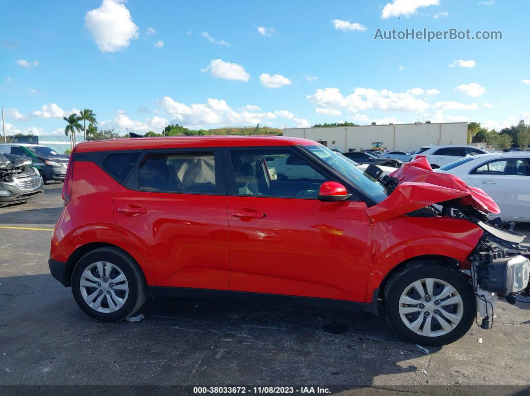 2022 Kia Soul Lx Red vin: KNDJ23AU6N7172839