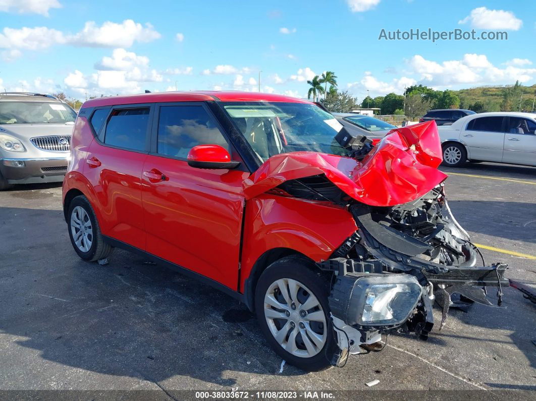 2022 Kia Soul Lx Red vin: KNDJ23AU6N7172839